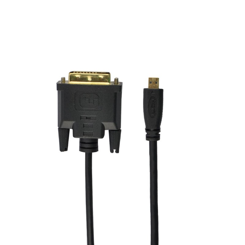 Seadream Micro HDMI Male to DVI(24+1) Male Cable Black (6 Feet 1.8Meter) - Image 2